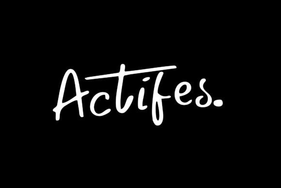 Actifes Script Font for Small Business Branding