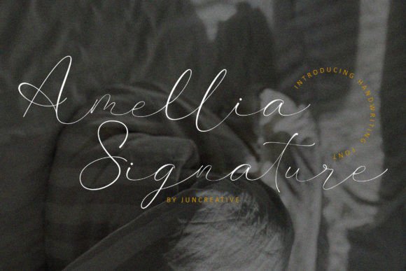 Amellia Signature: A Premium Script Handwritten Font for Scroll-Stopping Brand Content