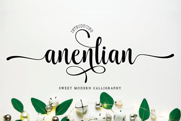 Anenlian Script Font for Polished Branding