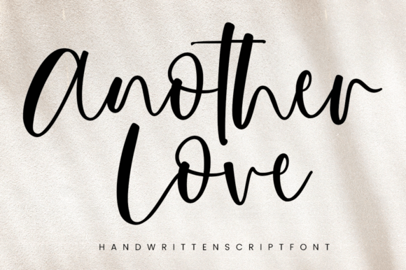 Another Love Script Font for Elegant Branding