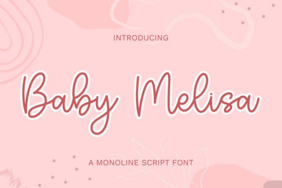 Baby Melisa: A Graceful Script Handwritten Font for Elegant Branding