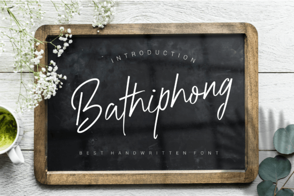 Bathiphong: A Bold Script Handwritten Font for Digital Branding