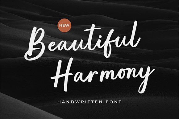 Beautiful Harmony Script Font for Small Business Branding
