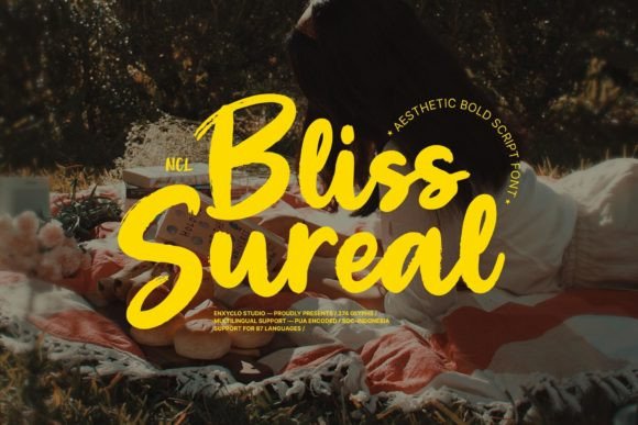Bliss Sureal: A Bold Brush Script Font for Handmade Creators