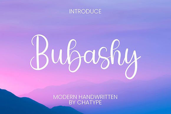 Bubashy Script Handwritten Font for Fresh, Friendly Campaigns