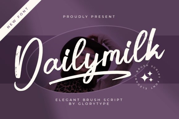 Dailymilk Font: Elegant Brush Script for Branding & Packaging
