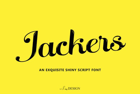 Jackers: A Script Handwritten Font for Thoughtful Editorial Design