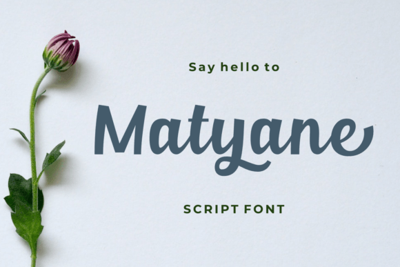 Matyane Script Font for Handmade Creators