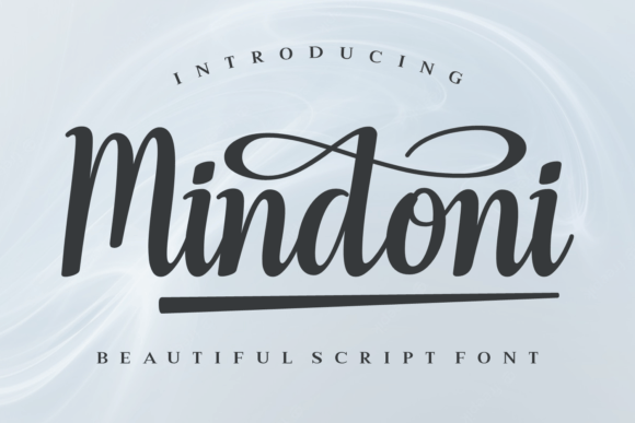 Mindoni Script Font for Elegant Handmade Design