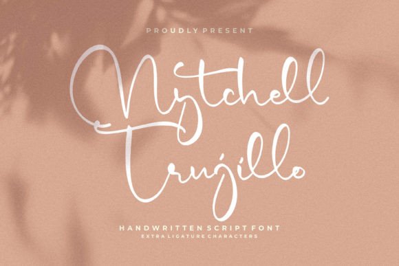 Mytchell Trujillo: A Dazzling Script Handwritten Font Worth Downloading
