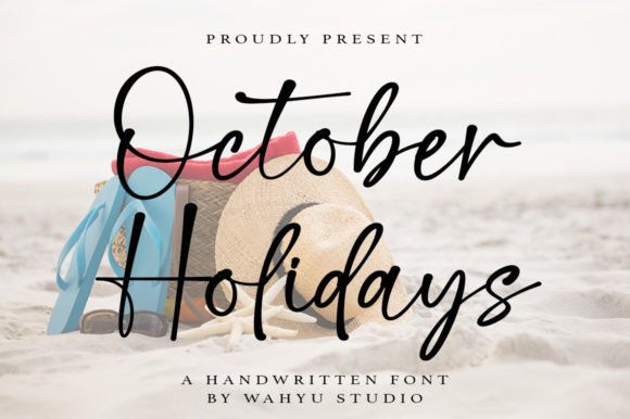 October Holidays Script Font for Elegant Branding