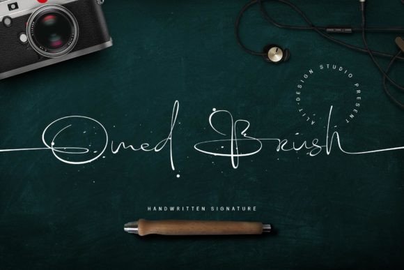 Omed Brush: A Modern Script Handwritten Font for Real Branding