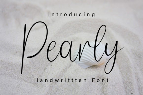 Pearly Script Font for Elegant Digital Branding