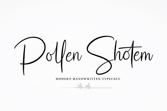 Pollen Shotem: A Casual Script Handwritten Font for Campaign Graphics