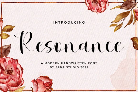 Resonance Script Font for Elegant, Modern Branding