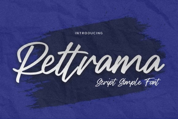 Rettrama: A Dazzling Script Font for Editorial Warmth