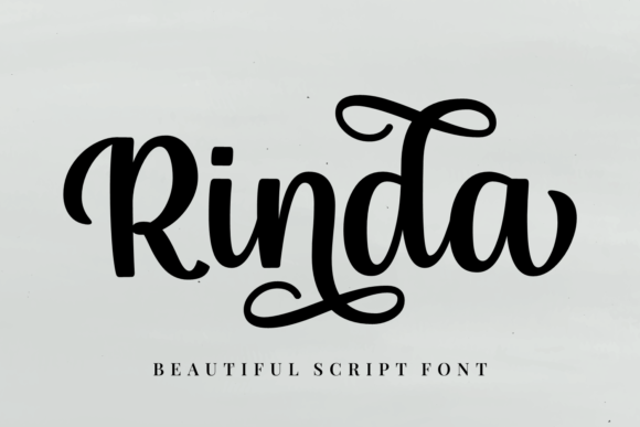Rinda Script Font for Elegant Editorial Design