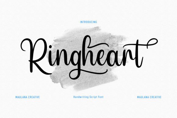 Ringheart: A Modern Script Handwritten Font with Timeless Charm