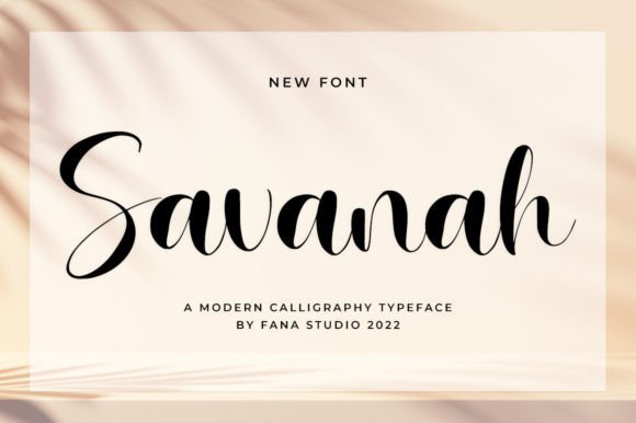 Savanah Script Font for Handmade Creators