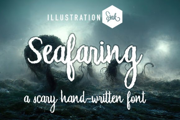 Seafaring: A Spooky Script Handwritten Font for Halloween Campaigns