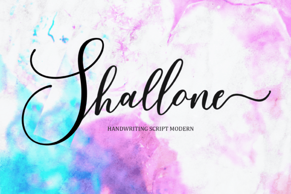Shallone Script Font for Elegant Brand Identity Projects