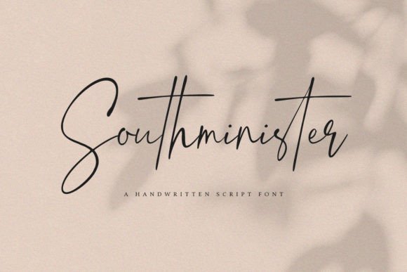 Southminister: A Script Handwritten Font for Warm, Confident Editorial Voice