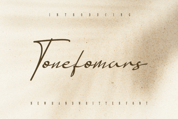 Tonefomars: A Thin Authentic Script Font for Branding