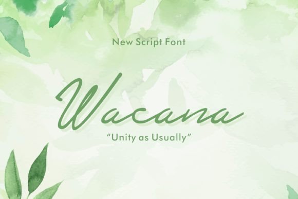 Wacana: A Fun and Modern Handwritten Script Font for Makers