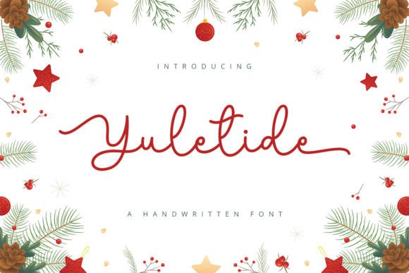 Yuletide: A Cute Handwritten Script Font for Branding Projects