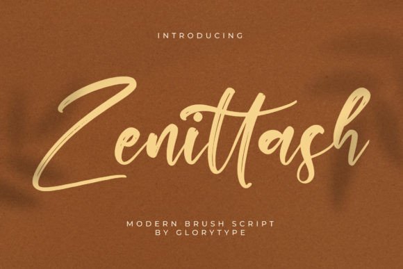 Zenittash: A Modern Brush Script Font for Brand Builders